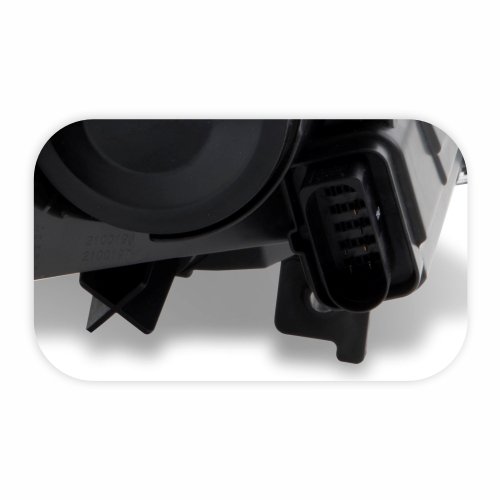 Farol Vw Fox Spacefox Crossfox 2011 Até 2014 Máscara Negra Lado Esquerdo Motorista