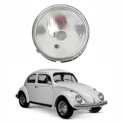 Farol Vw Fusca 1974 até 1996 Original Arteb Lado Direito Passageiro / Lado Esquerdo Motorista