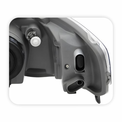 Farol Vw Gol G4 2005 Até 2008 Parati G4 2005 Até 2012 Saveiro G4 2005 Até 2009 Mascara Cinza Claro Lado Esquerdo Motorista