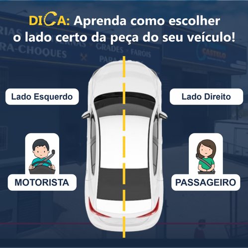 Farol Vw Gol G5 2008 Até 2012 Máscara Cromada Lado Direito Passageiro