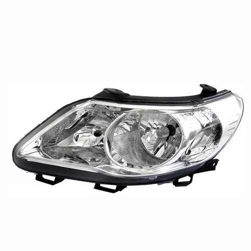 Farol Vw Gol Voyage G5 2009 Até 2012 Saveiro G5 2009 Até 2013 Máscara Cromada Lado Esquerdo Motorista