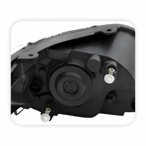 Farol Vw Gol Voyage G5 2009 Até 2012 Saveiro G5 2009 Até 2013 Máscara Cromada Lado Esquerdo Motorista