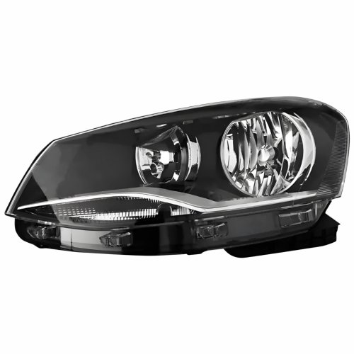 Farol Vw Gol Voyage Saveiro G6 2013 Até 2016 Máscara Negra Lado Esquerdo Motorista