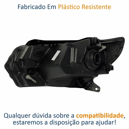 Farol Vw Gol G8 2018 Até 2023 Lado Direito Passageiro