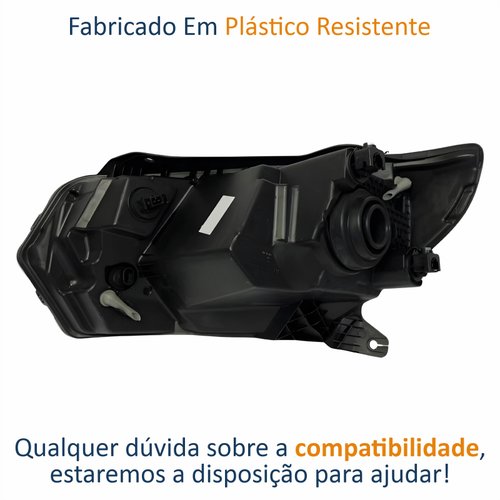 Farol Vw Gol G8 2018 Até 2023 Original Arteb Lado Direito Passageiro