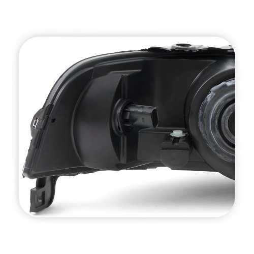 Farol Vw Gol Parati Saveiro G3 1999 Até 2005 Mascara Cromada Lado Esquerdo Motorista