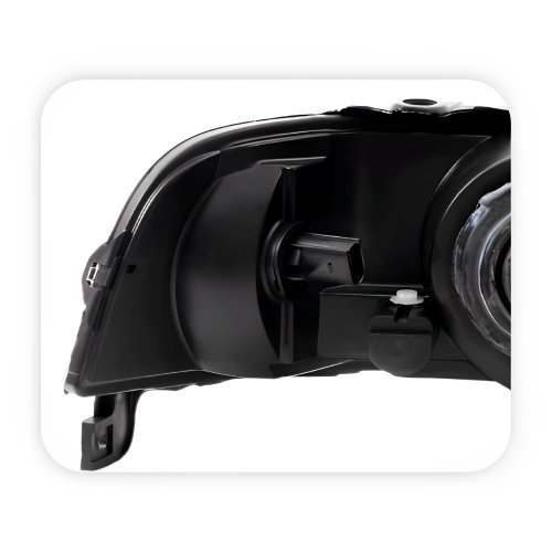 Farol Vw Gol Parati Saveiro G3 1999 Até 2005 Mascara Negra Lado Esquerdo Motorista
