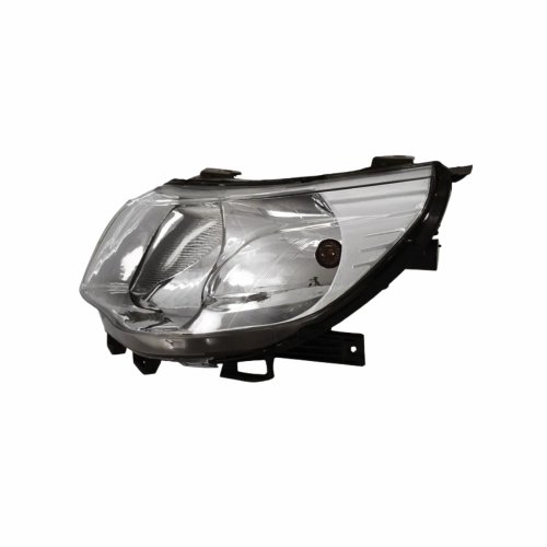 Farol VW Gol Voyage G5 2009 Até 2012 Saveiro G5 2009 Até 2013 Foco Simples Cromada Lado Esquerdo Motorista