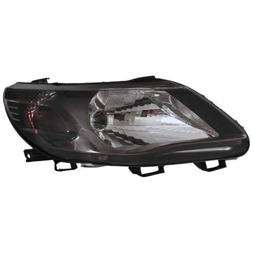Farol Vw Gol Voyage Saveiro G5 2008 Até 2013 Mascara Negra Lado Direito Passageiro