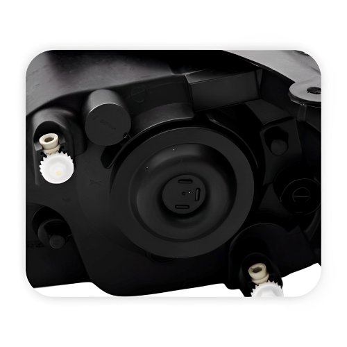 Farol Vw Gol Voyage Saveiro G5 2008 Até 2013 Mascara Negra Lado Direito Passageiro