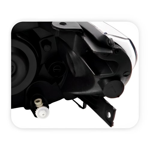 Farol Vw Gol Voyage Saveiro G5 2008 Até 2013 Mascara Negra Lado Direito Passageiro