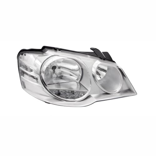 Farol Vw Golf 2007 Até 2014 Máscara Cromada Lado Direito Passageiro