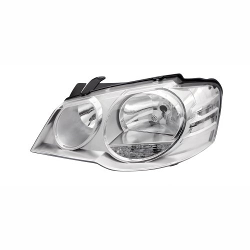 Farol Vw Golf 2007 Até 2014 Máscara Cromada Lado Esquerdo Motorista