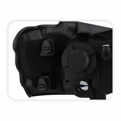 Farol Vw Golf 2007 Até 2014 Máscara Cromada Lado Esquerdo Motorista