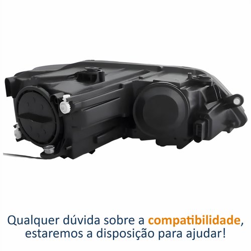 Par Farol Vw Jetta 2011 Até 2018 Elétrico Com Led E Projetor