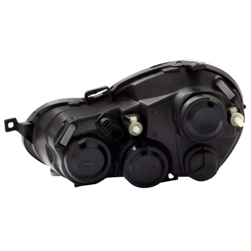 Farol Vw Polo 2003 Até 2006 Máscara Negra Lado Direito Passageiro