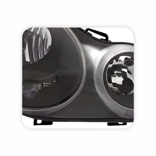 Farol Vw Polo 2003 Até 2006 Máscara Negra Lado Direito Passageiro