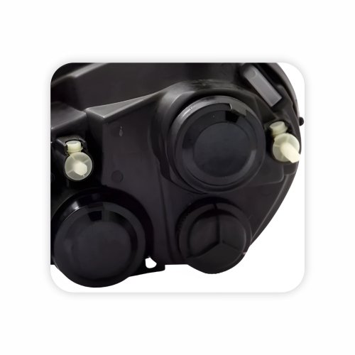 Farol Vw Polo 2003 Até 2006 Máscara Negra Lado Direito Passageiro