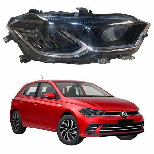 Farol Vw Polo 2023 2024 Full Led Lado Direito Passageiro