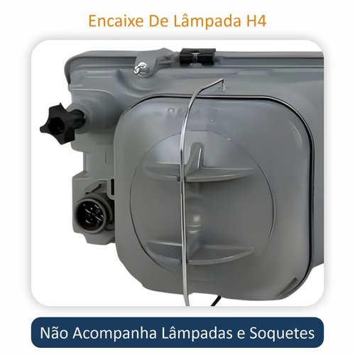 Farol Vw Santana Quantum 1991 Até 1997 Original Arteb Lado Esquerdo Motorista