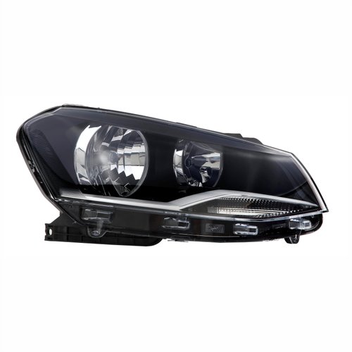 Farol Vw Saveiro G6 2014 Até 2016 Foco Duplo Máscara Negra Lado Direito Passageiro