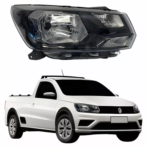 Farol Vw Saveiro G7 2016 Até 2022 Lado Direito Passageiro