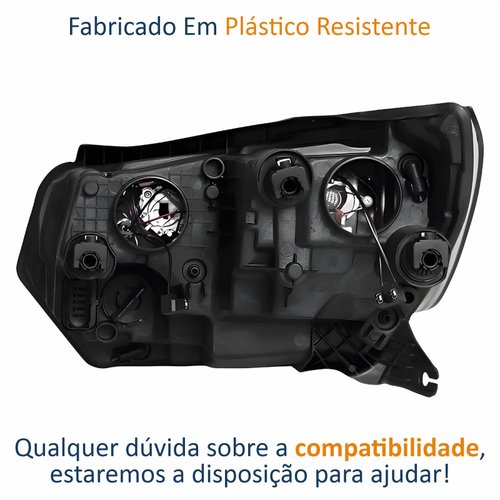 Farol Vw Saveiro G7 2016 Até 2022 Original Arteb Foco Duplo Lado Direito Passageiro