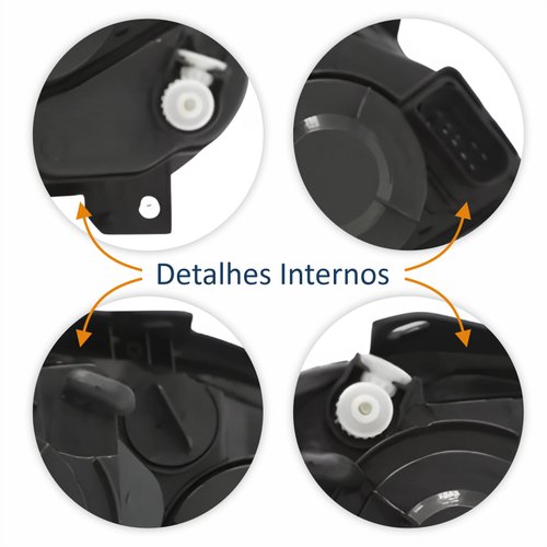 Farol Principal Vw Spacefox 2008 2009 2010 Máscara Negra Lado Esquerdo Motorista