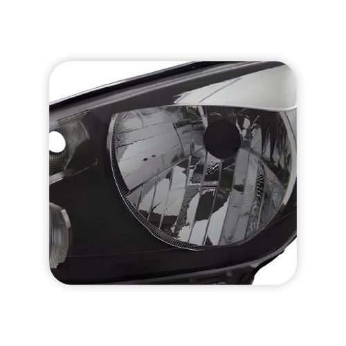 Farol Vw Up 2014 Até 2017 Com Friso Preto Lado Esquerdo Motorista