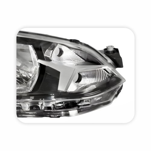 Farol Vw Up! 2018 Até 2021 Máscara Negra Com Friso Preto Lado Direito Passageiro