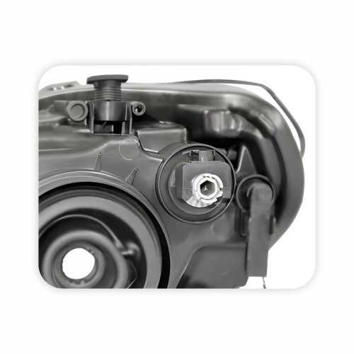 Farol Vw Up! 2018 Até 2021 Máscara Negra Com Friso Preto Lado Direito Passageiro
