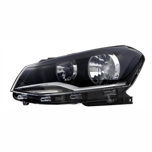 Farol Vw Voyage G6 2013 Até 2016 Foco Duplo Máscara Negra Lado Esquerdo Motorista