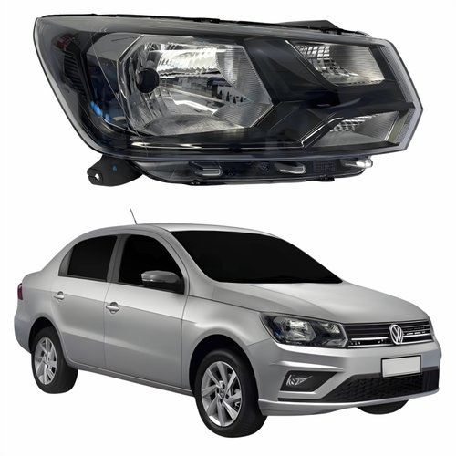 Farol Vw Voyage G8 2018 Até 2023 Lado Direito Passageiro