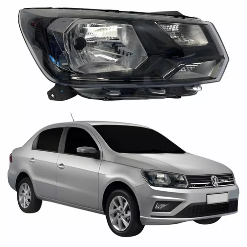 Farol Vw Voyage G8 2018 Até 2023 Lado Direito Passageiro