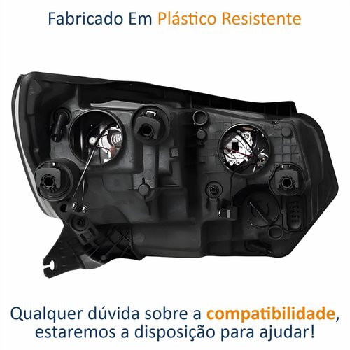 Farol Vw Voyage G8 2018 Até 2023 Original Arteb Foco Duplo Lado Esquerdo Motorista
