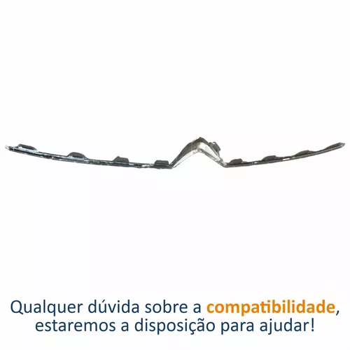Friso Grade Radiador Citroen C4 Cactus 2019 Até 2024 Superior Cromado