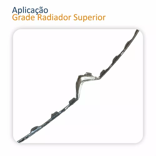 Friso Grade Radiador Citroen C4 Cactus 2019 Até 2024 Superior Cromado
