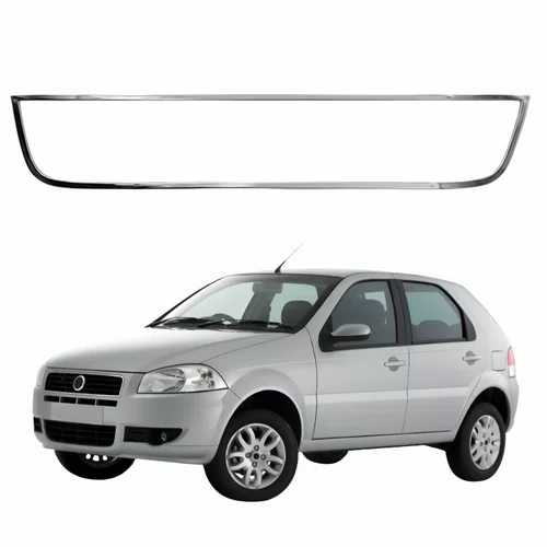 Friso Cromado Parachoque Fiat Palio 2008 até 2012 Inferior