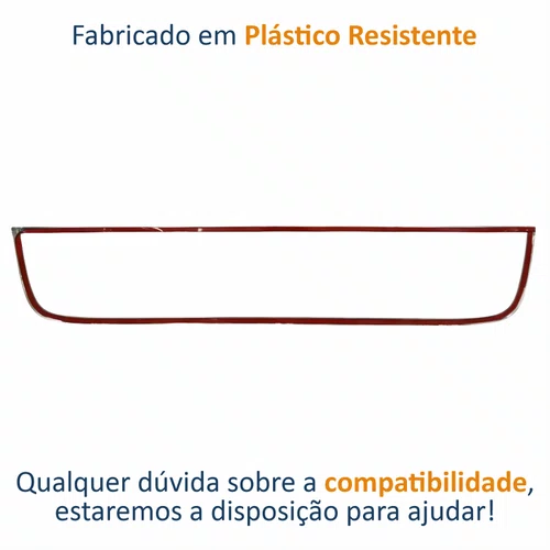 Friso Cromado Parachoque Fiat Palio 2008 até 2012 Inferior