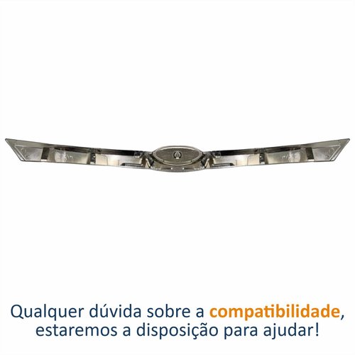 Friso Tampa Traseira Ford Focus Hatch 2008 Até 2013 Cromado