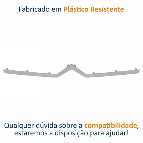 Friso do Capô Citroen C4 Pallas Sedan 2006 Até 2012 Cromado