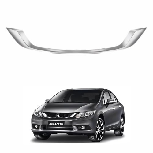 Friso Grade Radiador Honda Civic Lxr 2015 2016 Cromado