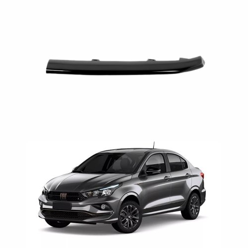 Friso Grade Radiador Fiat Cronos 2021 2022 2023 Black Piano Lado Esquerdo Motorista