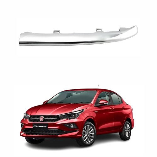 Friso Grade Radiador Fiat Cronos 2021 2022 2023 Cromado Lado Esquerdo Motorista