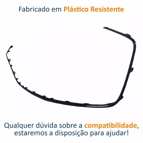 Friso Grade Radiador Inferior Gm Onix Hatch 2020 Até 2024 Black Piano