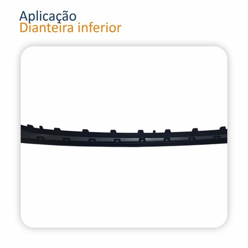 Friso Grade Para-choque Vw Polo Gts 2023 2024 2025 Inferior Central