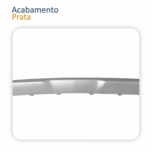 Friso Parachoque Dianteiro Gm Tracker 2021 2022 2023 2024 2025 Prata