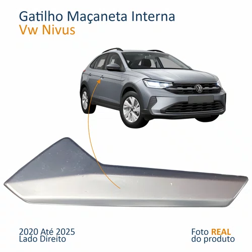 Gatilho Maçaneta Interior Vw Nivus 2020 Até 2025 Lado Direito