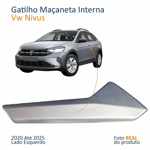 Gatilho Maçaneta Interior Vw Nivus 2020 Até 2025 Lado Esquerdo