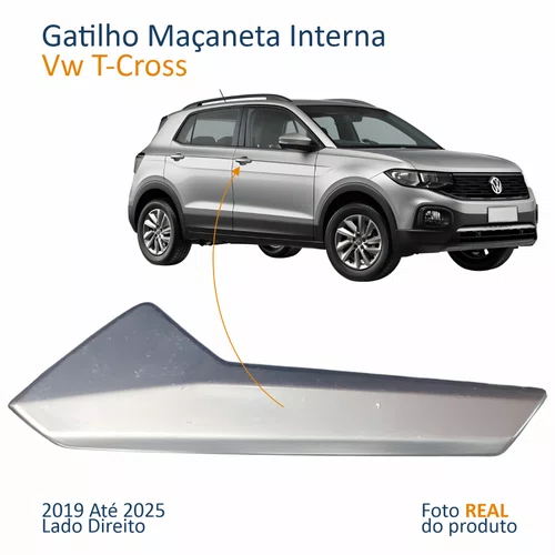 Gatilho Maçaneta Interior Vw T-Cross 2019 Até 2025 Lado Direito